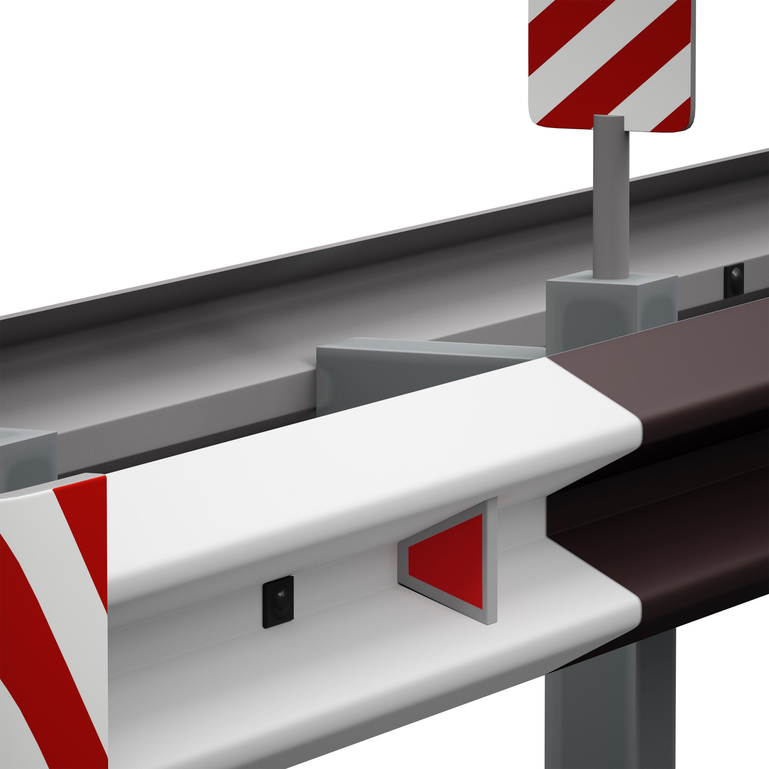 Bumper Road barrier 3D model_28