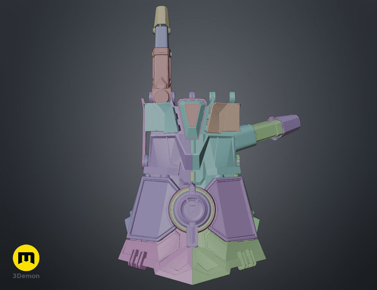 Arcane Vi Mechanical Gauntlet 3D print model_9