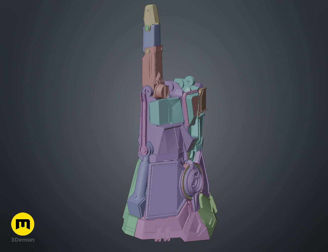 Arcane Vi Mechanical Gauntlet 3D print model_16