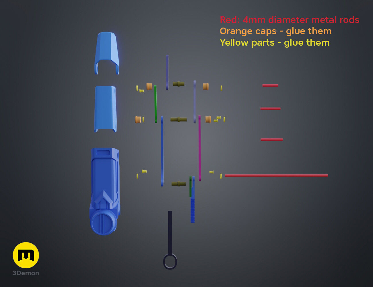 Arcane Vi Mechanical Gauntlet 3D print model_8