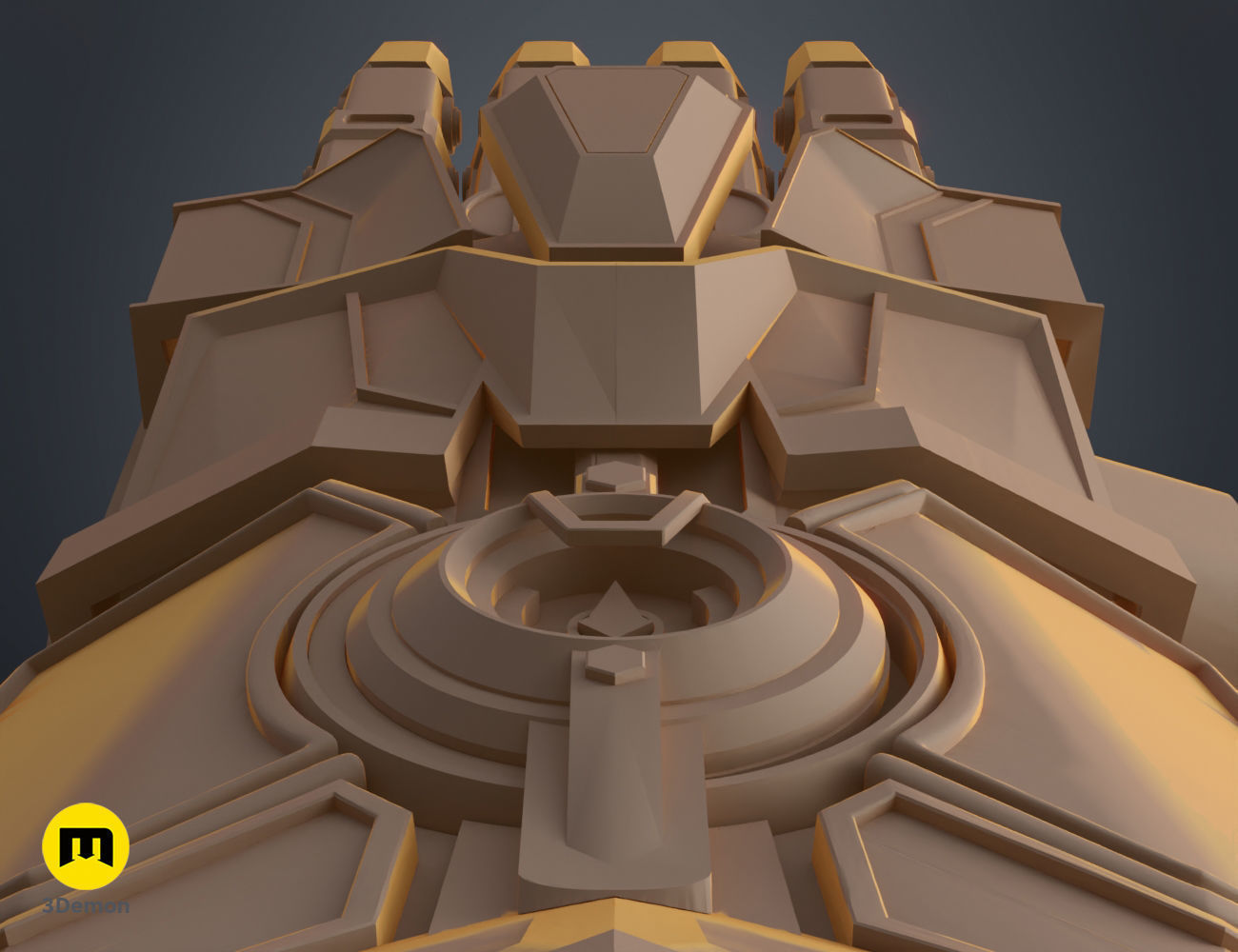 Arcane Vi Mechanical Gauntlet 3D print model_14