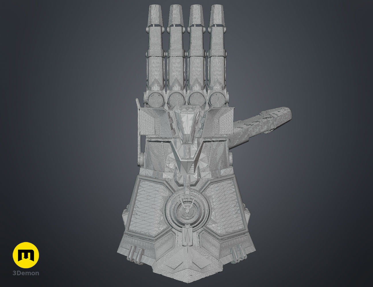 Arcane Vi Mechanical Gauntlet 3D print model_23