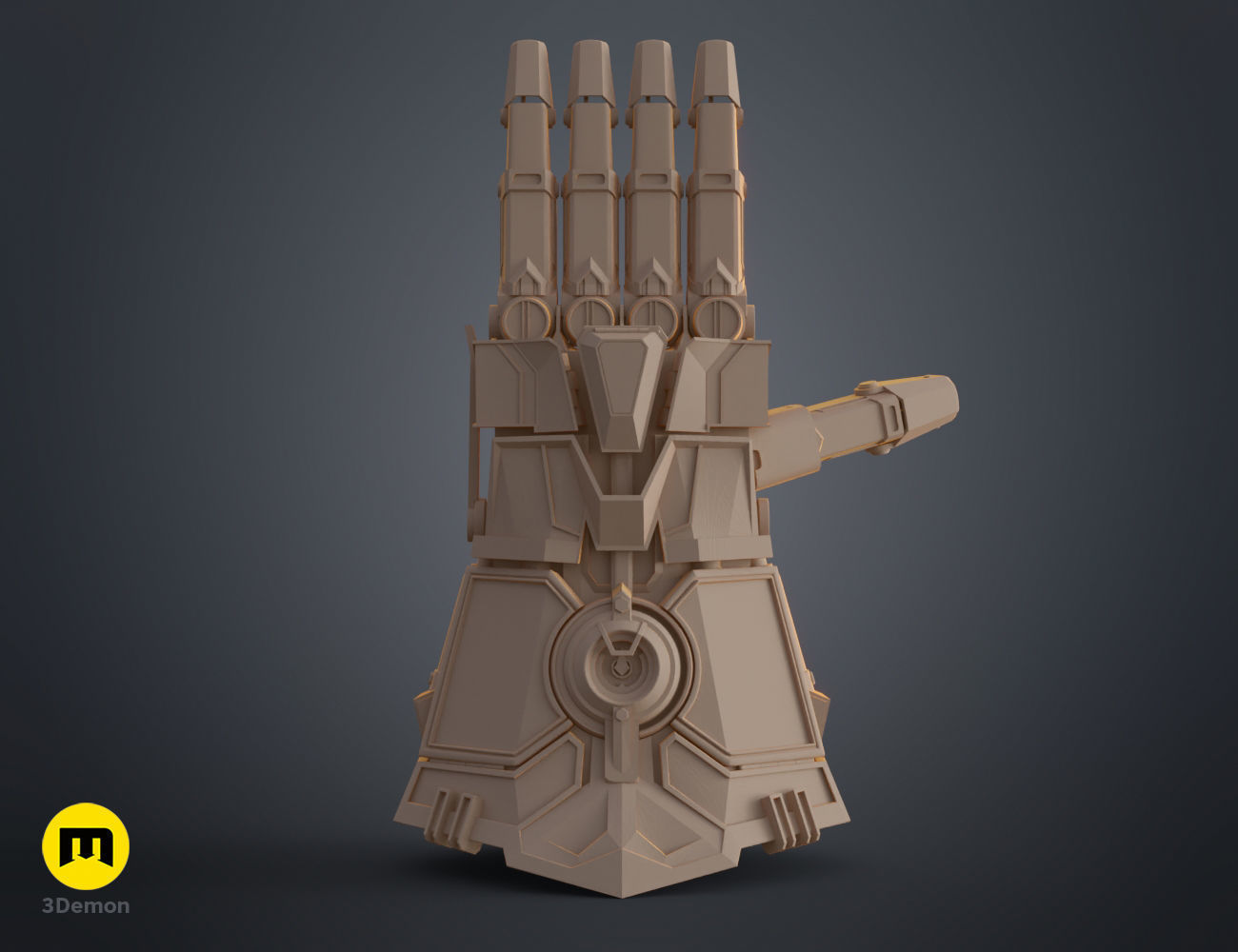 Arcane Vi Mechanical Gauntlet 3D print model_11