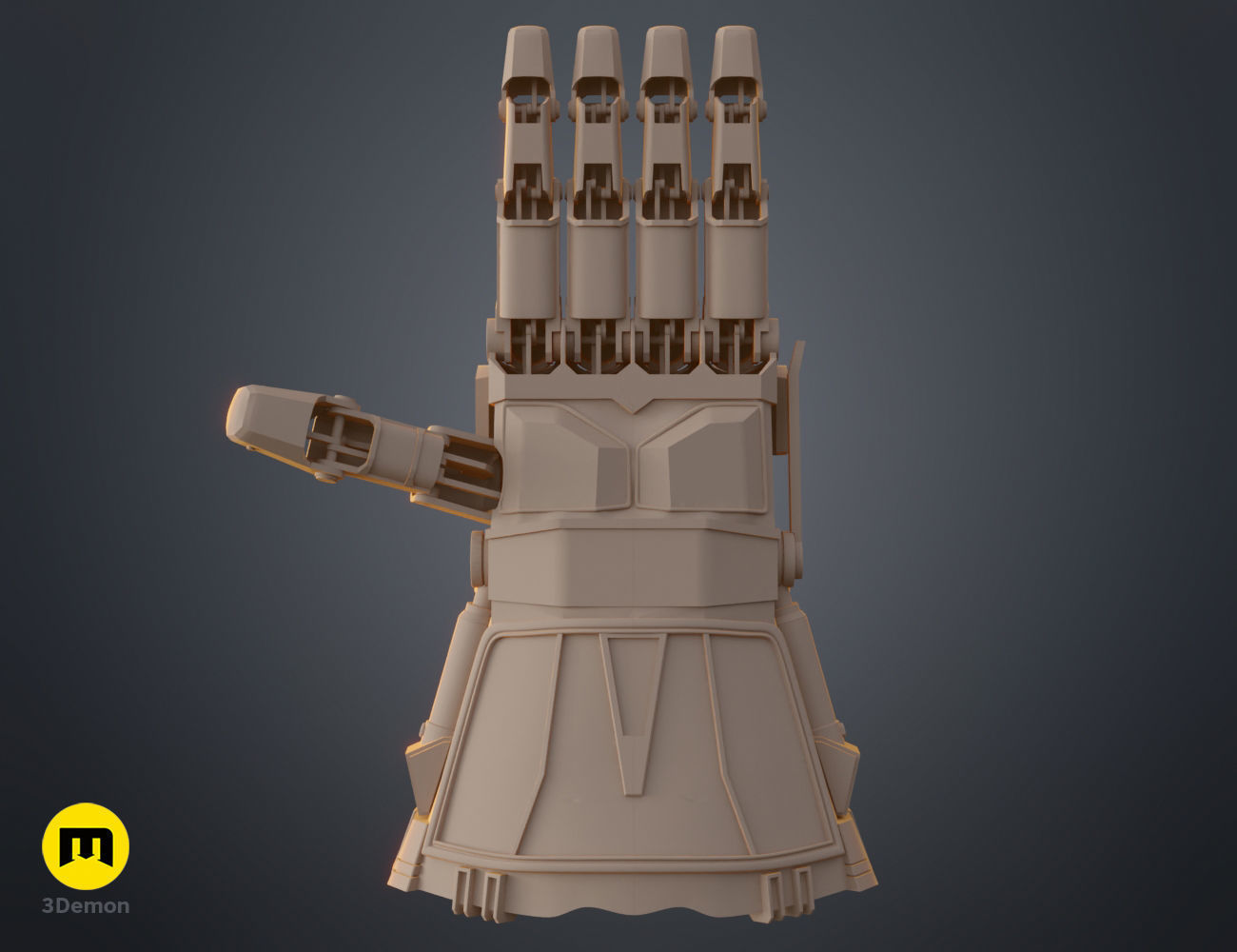 Arcane Vi Mechanical Gauntlet 3D print model_15