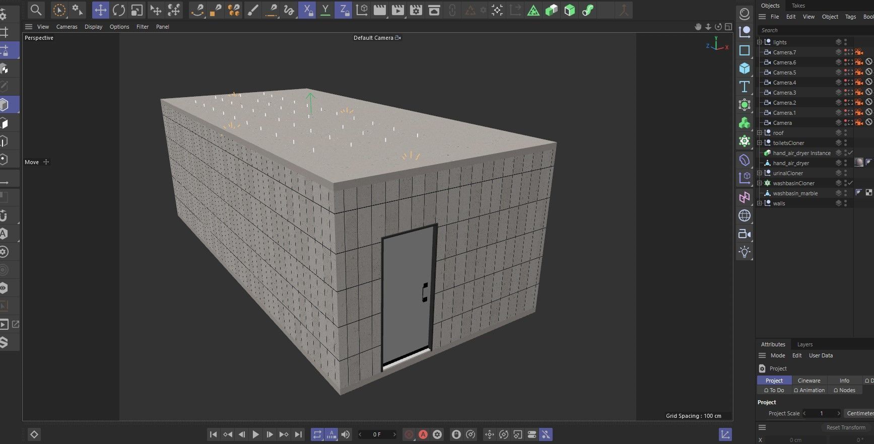 Restroom public wc 3D model_17