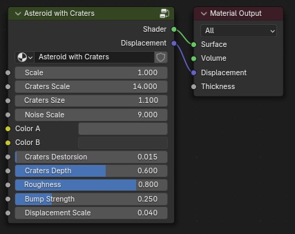 A fully customizable 3D model of asteroids Free 3D model_5