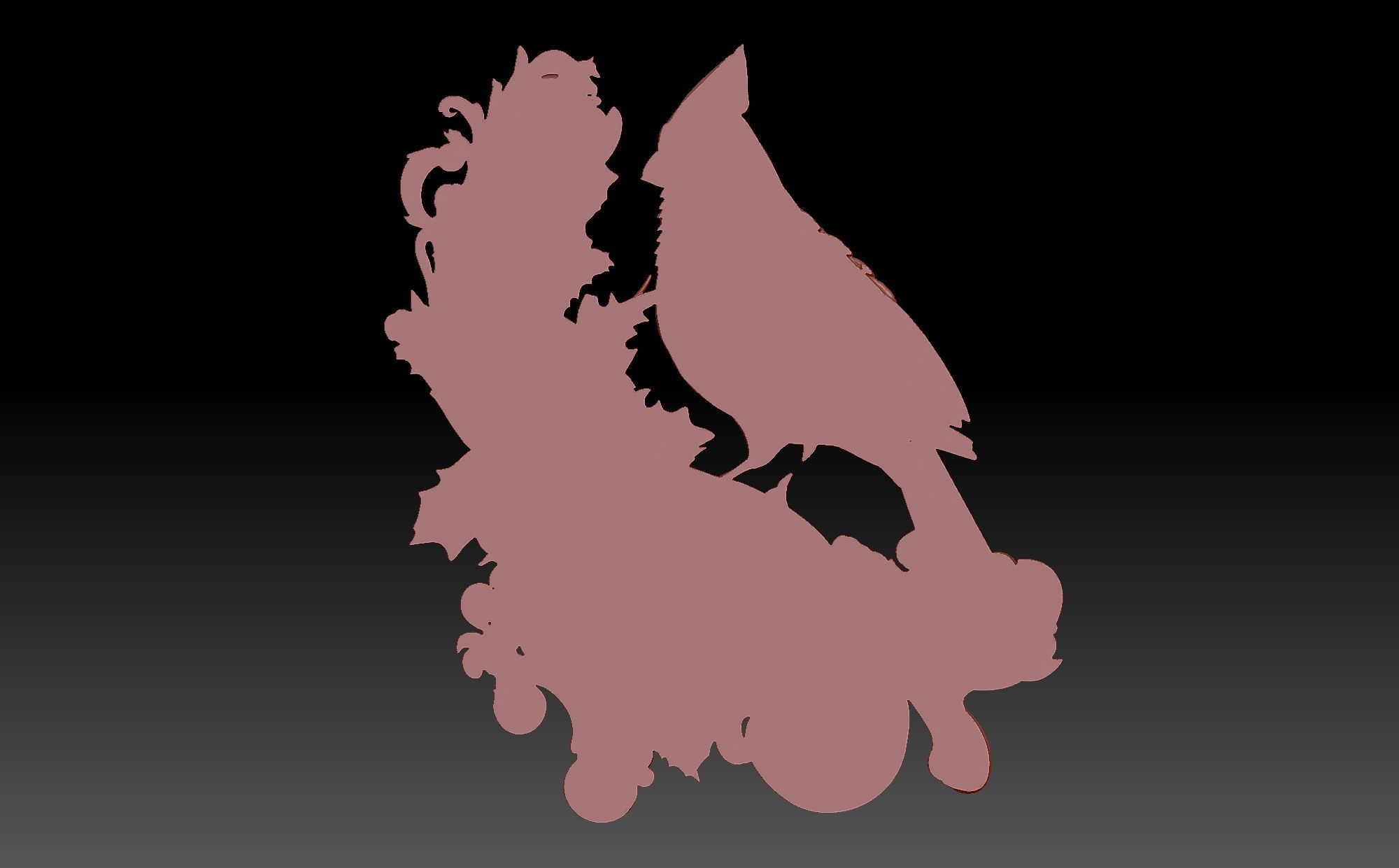 Red Cardinal 3D print model_2