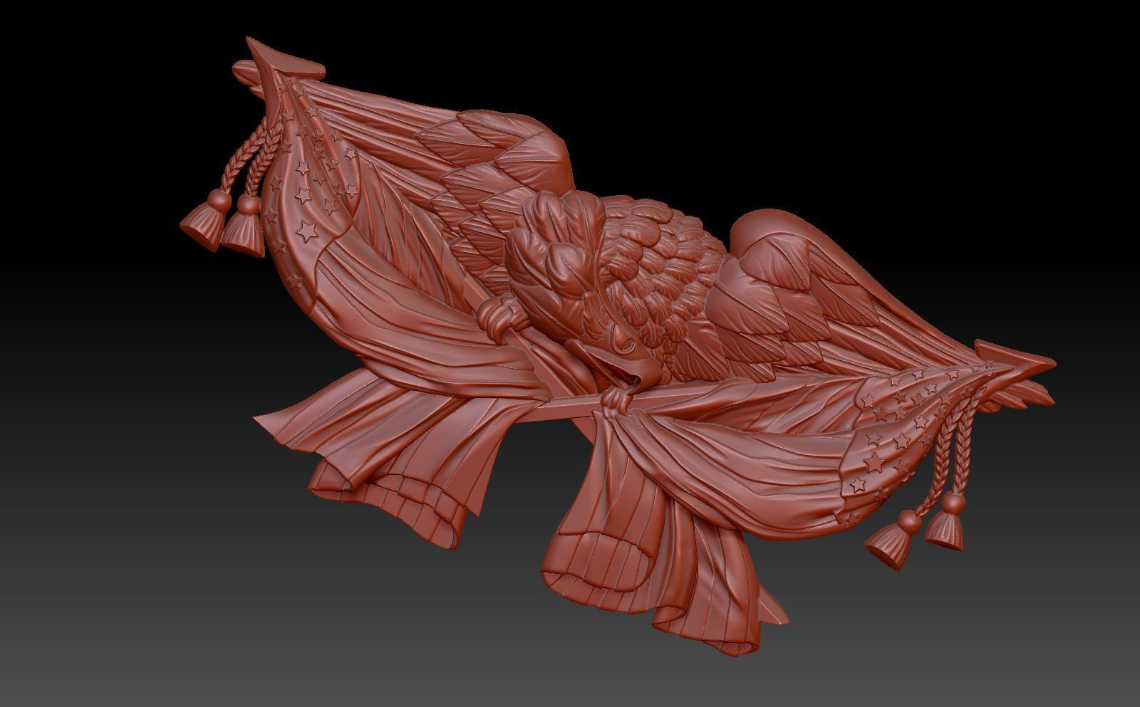 Eagle 3D print model_4