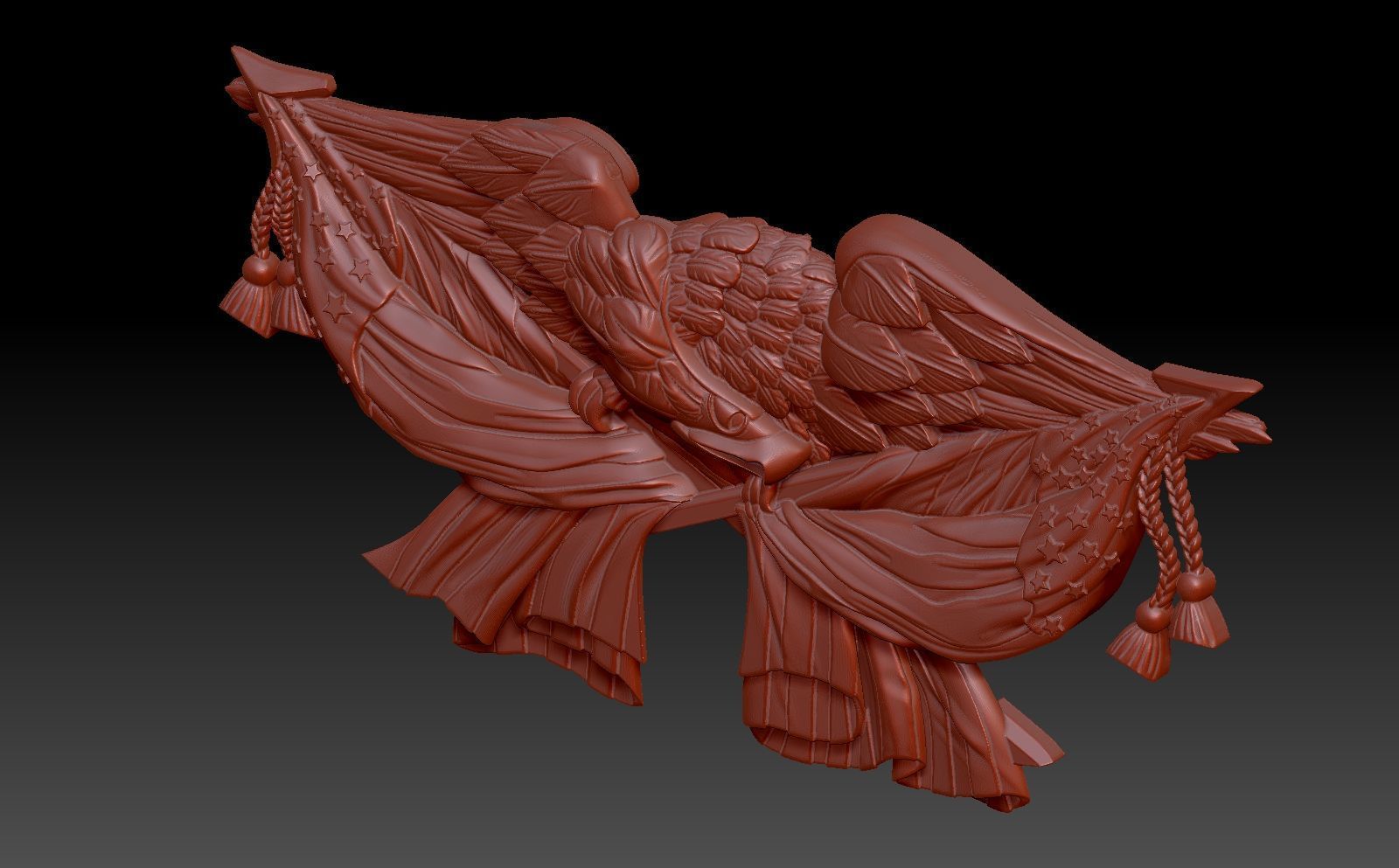 Eagle 3D print model_3