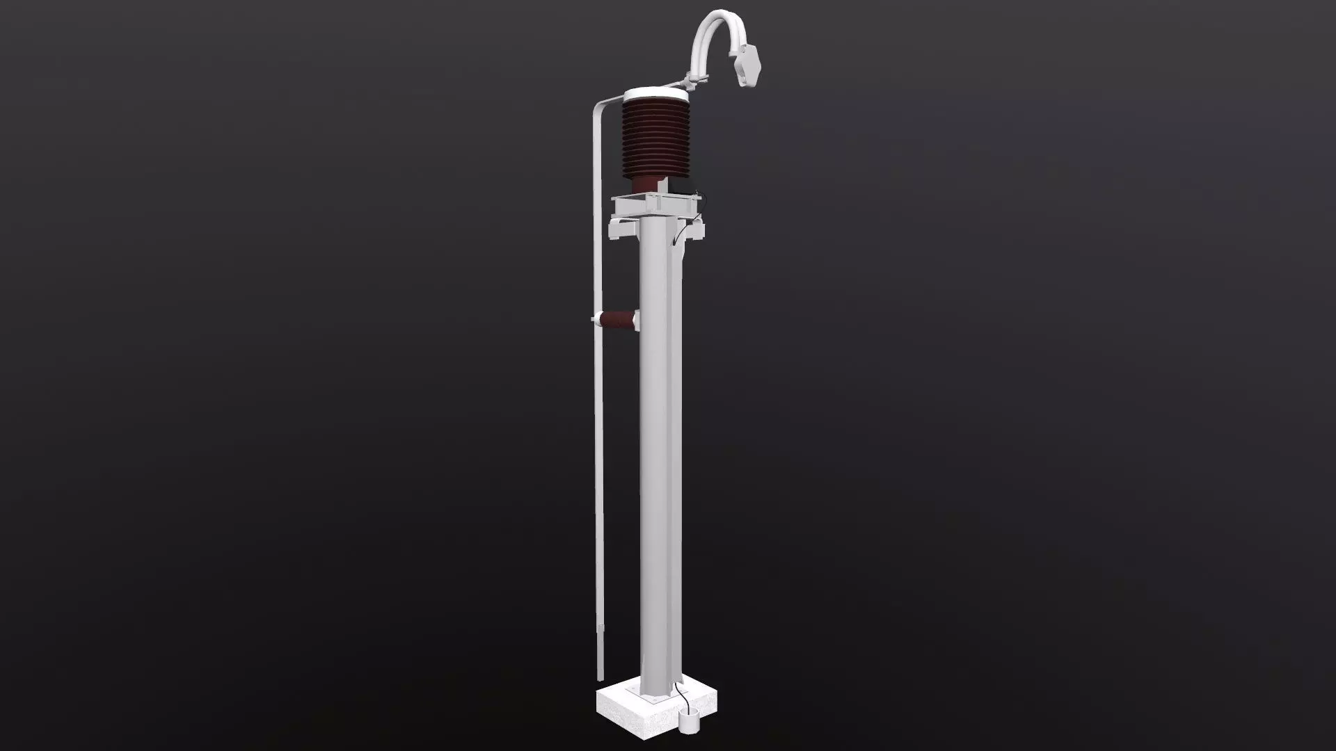 Neutral Bus Transformer Low-poly 3D model_0