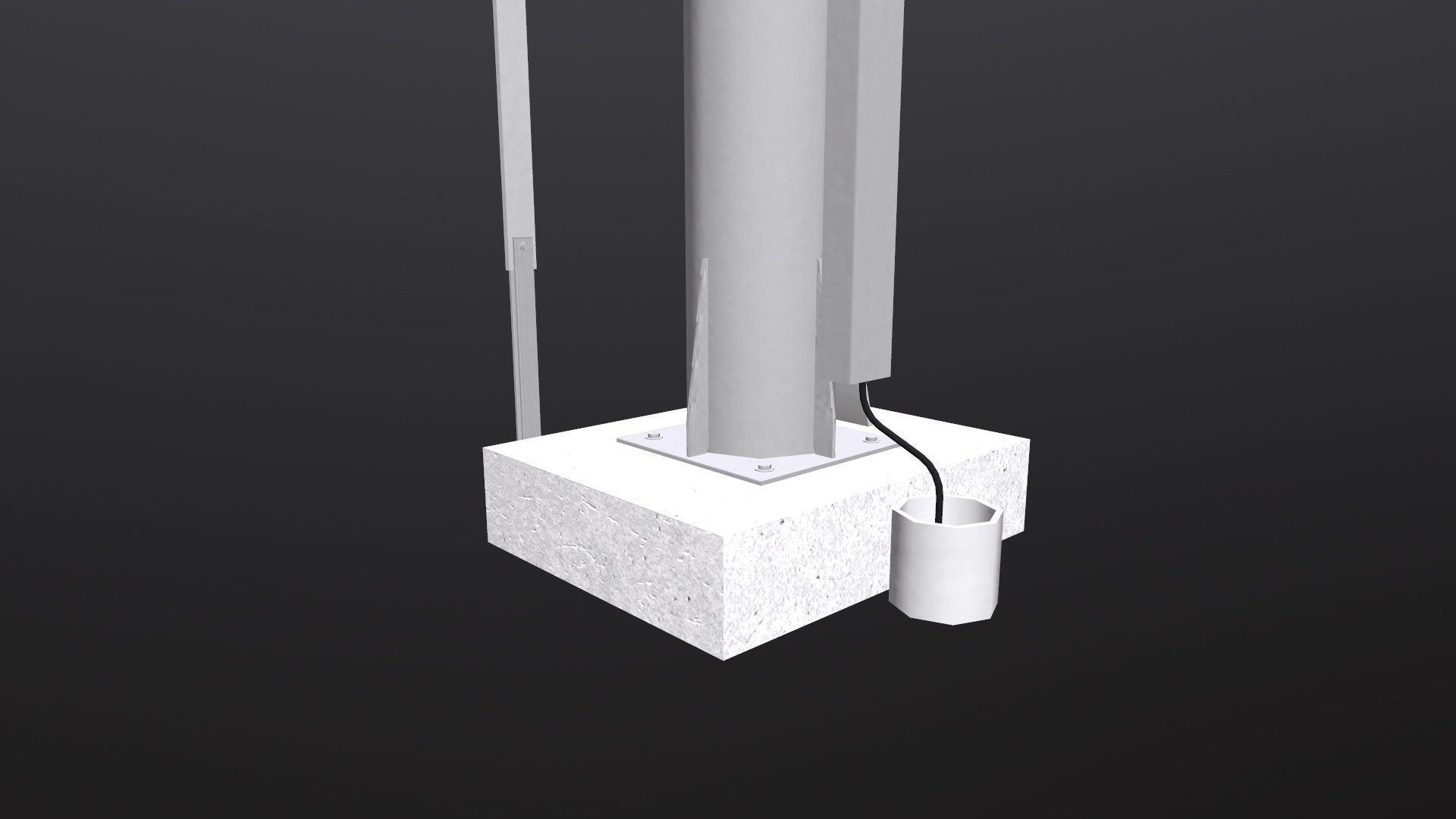 Neutral Bus Transformer Low-poly 3D model_7