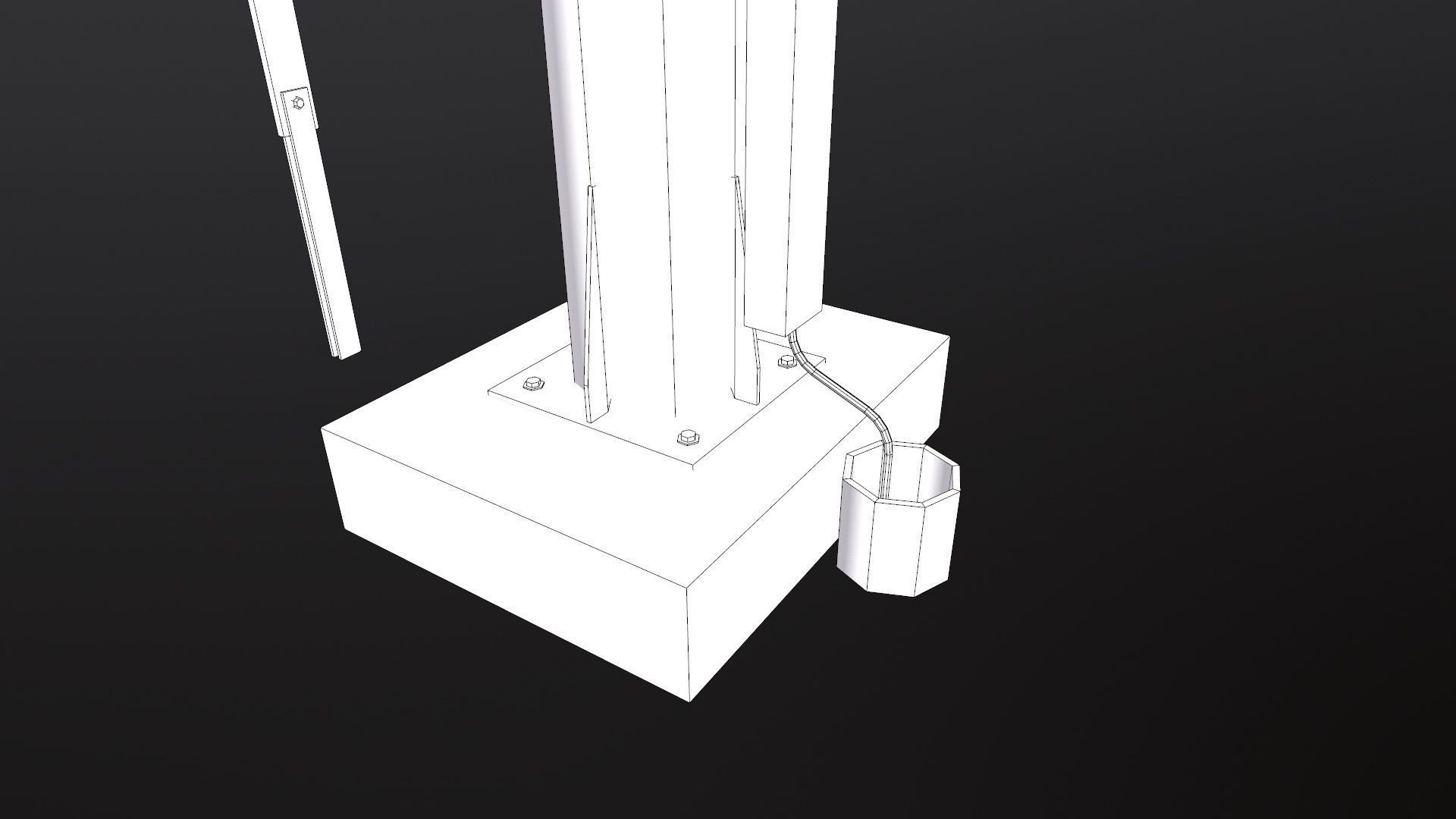 Neutral Bus Transformer Low-poly 3D model_12