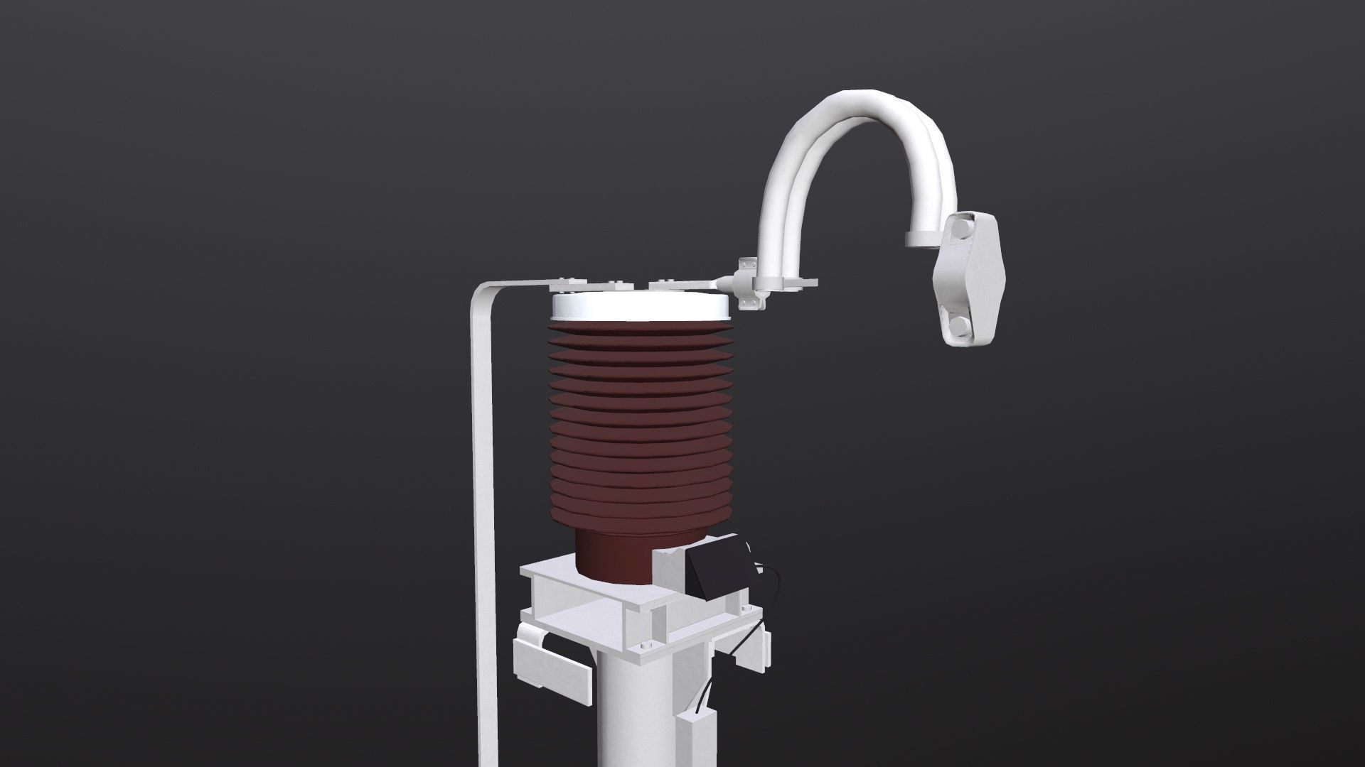 Neutral Bus Transformer Low-poly 3D model_4