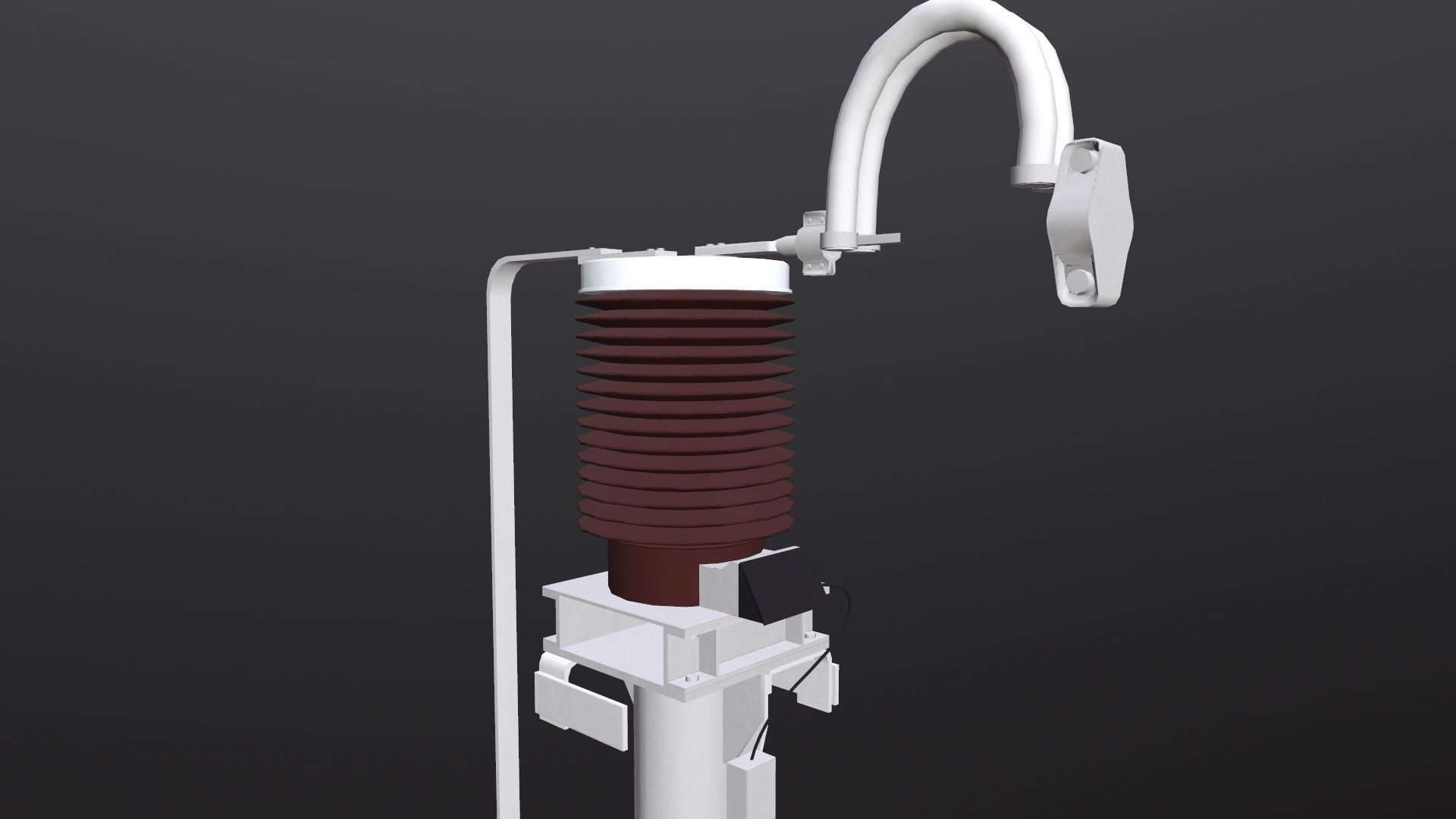 Neutral Bus Transformer Low-poly 3D model_3