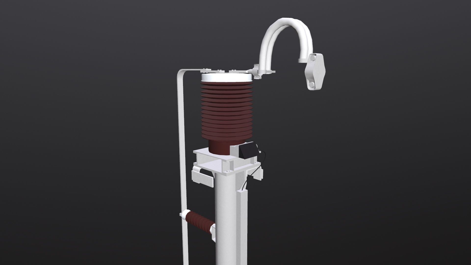 Neutral Bus Transformer Low-poly 3D model_8