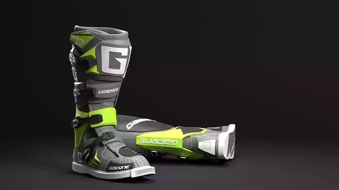 Gaerne Motocross Boots 3D print model