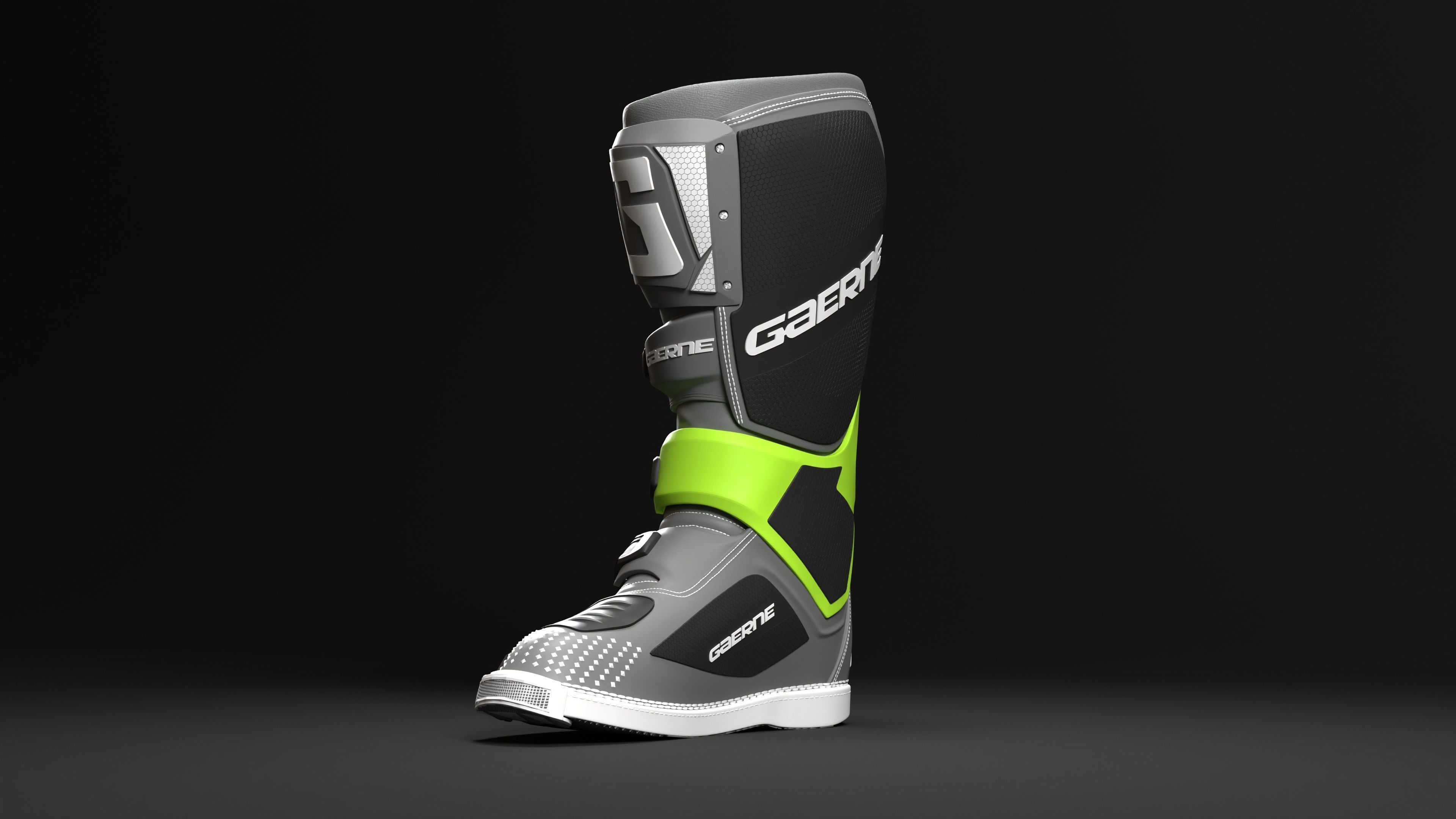 Gaerne Motocross Boots 3D print model_6