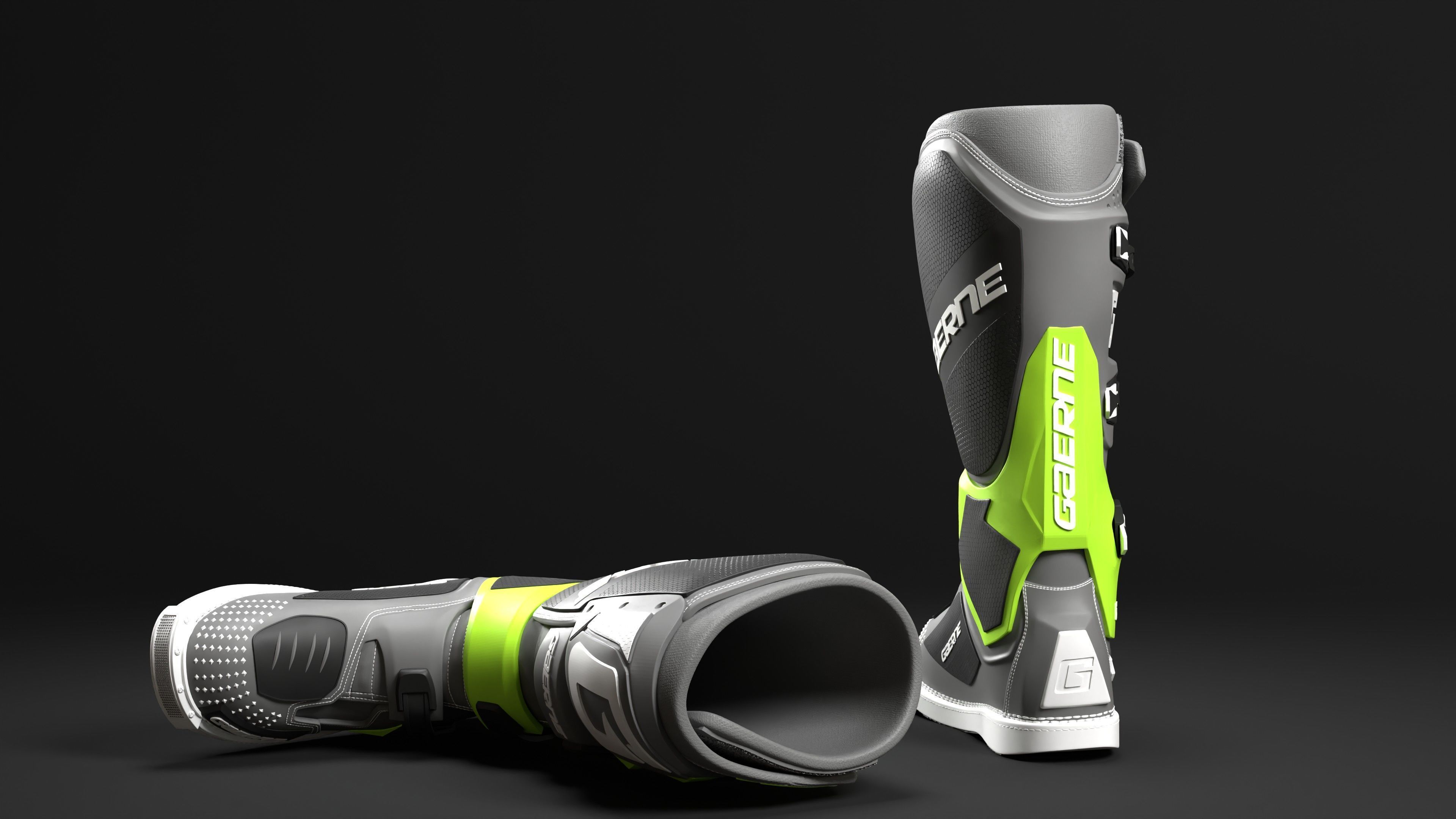 Gaerne Motocross Boots 3D print model_5