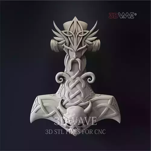 THOR HAMMER 3d stl files for CNC