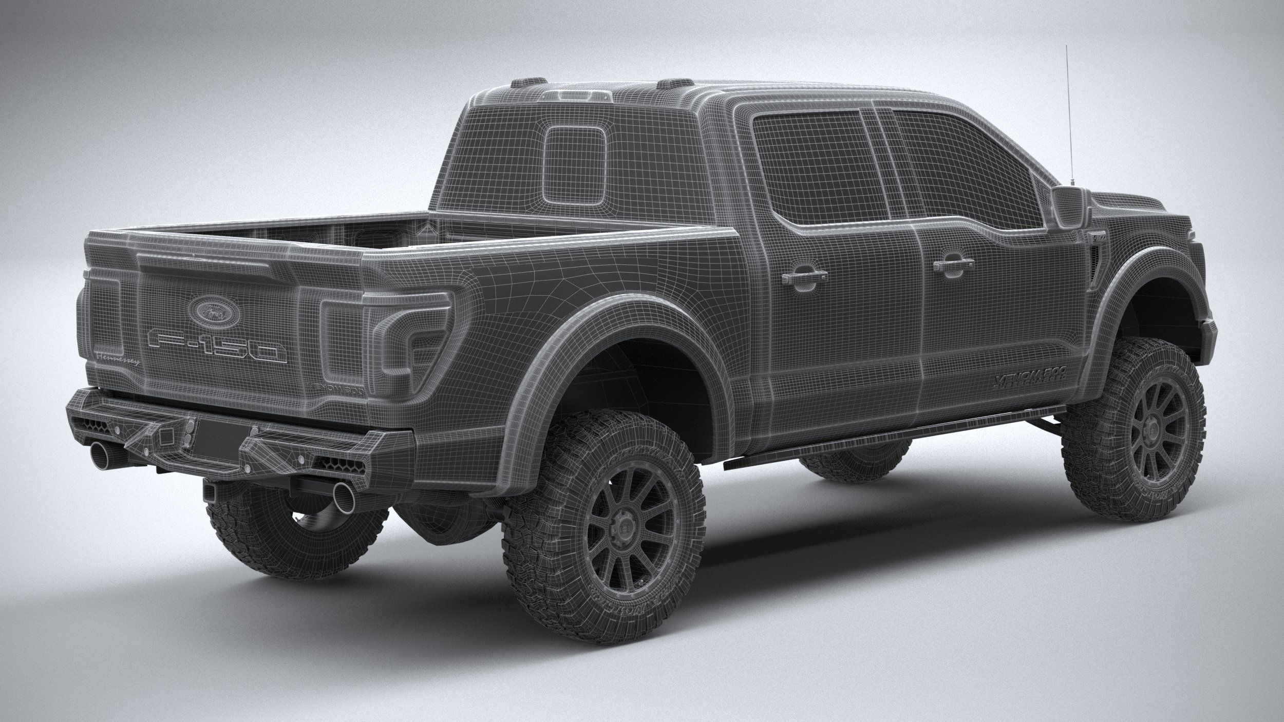 Hennessey Venom 800 F-150 2024 3D model_27
