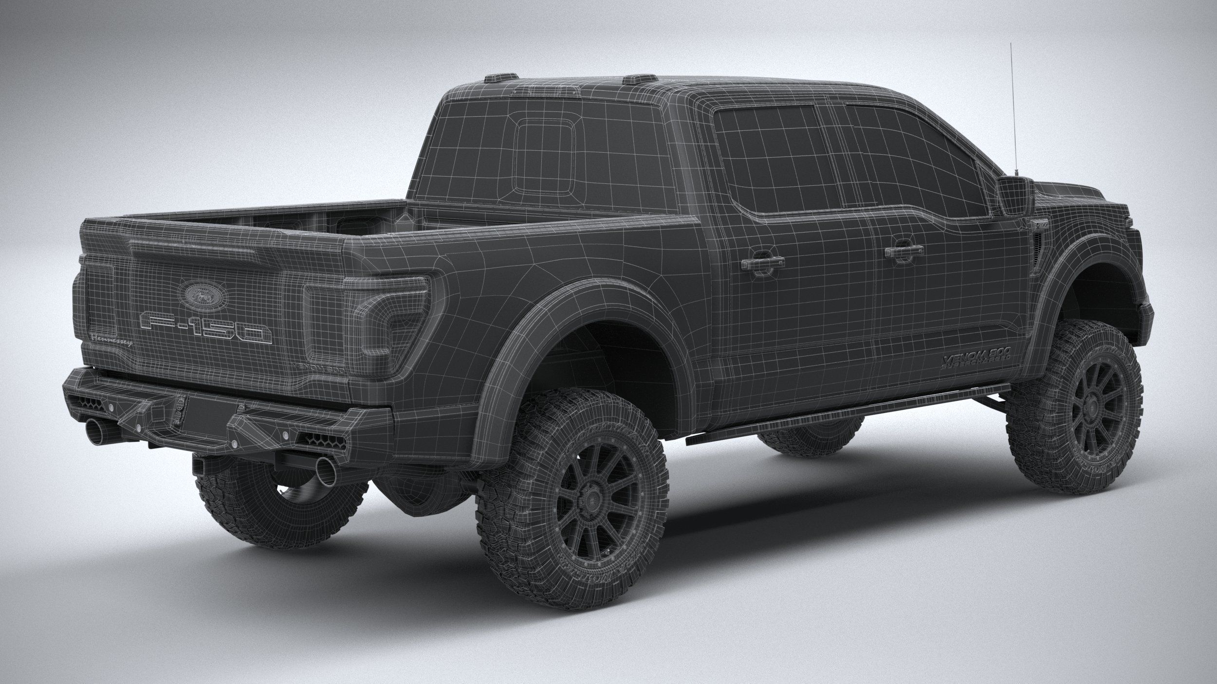 Hennessey Venom 800 F-150 2024 3D model_29