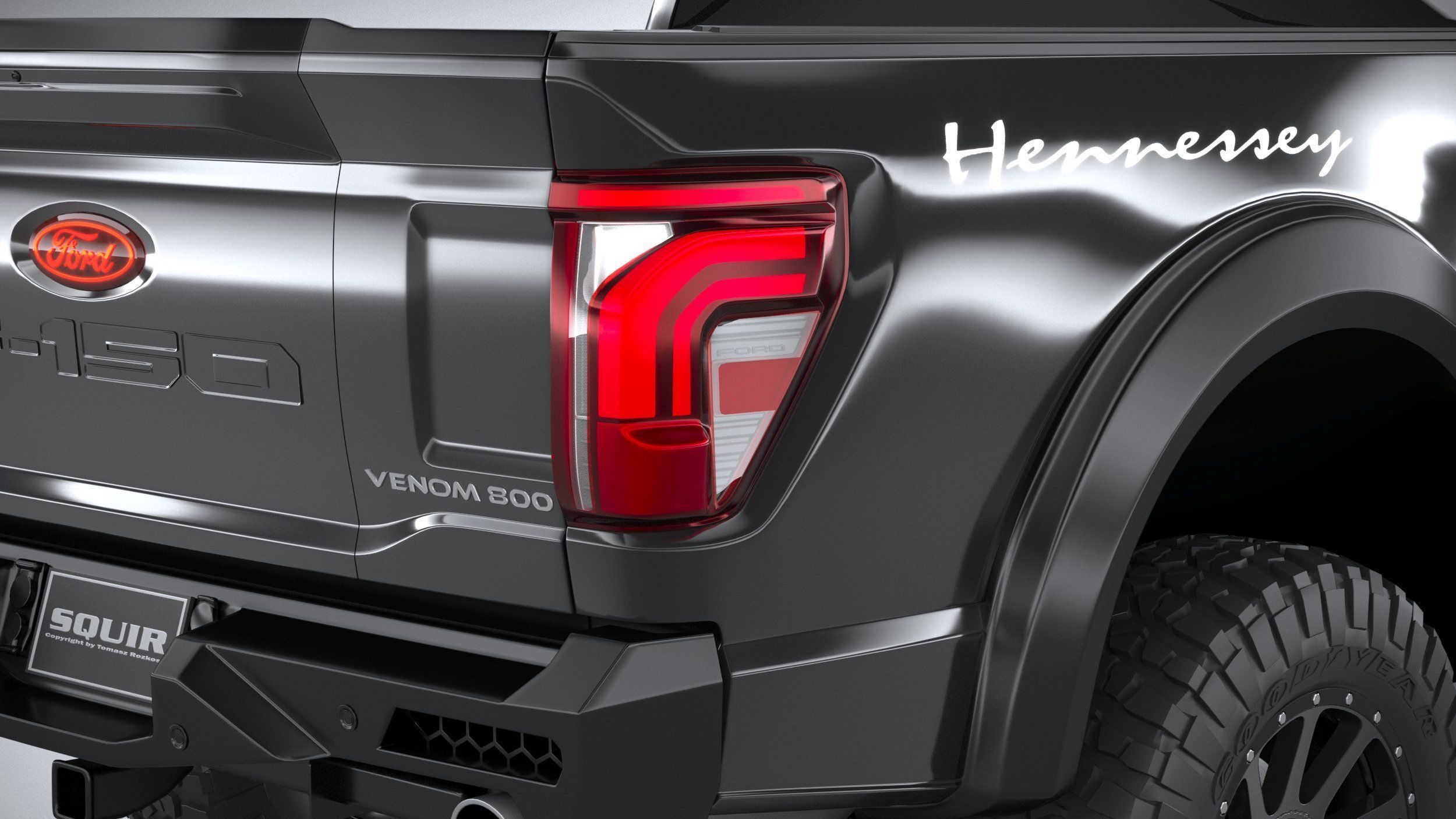 Hennessey Venom 800 F-150 2024 3D model_18
