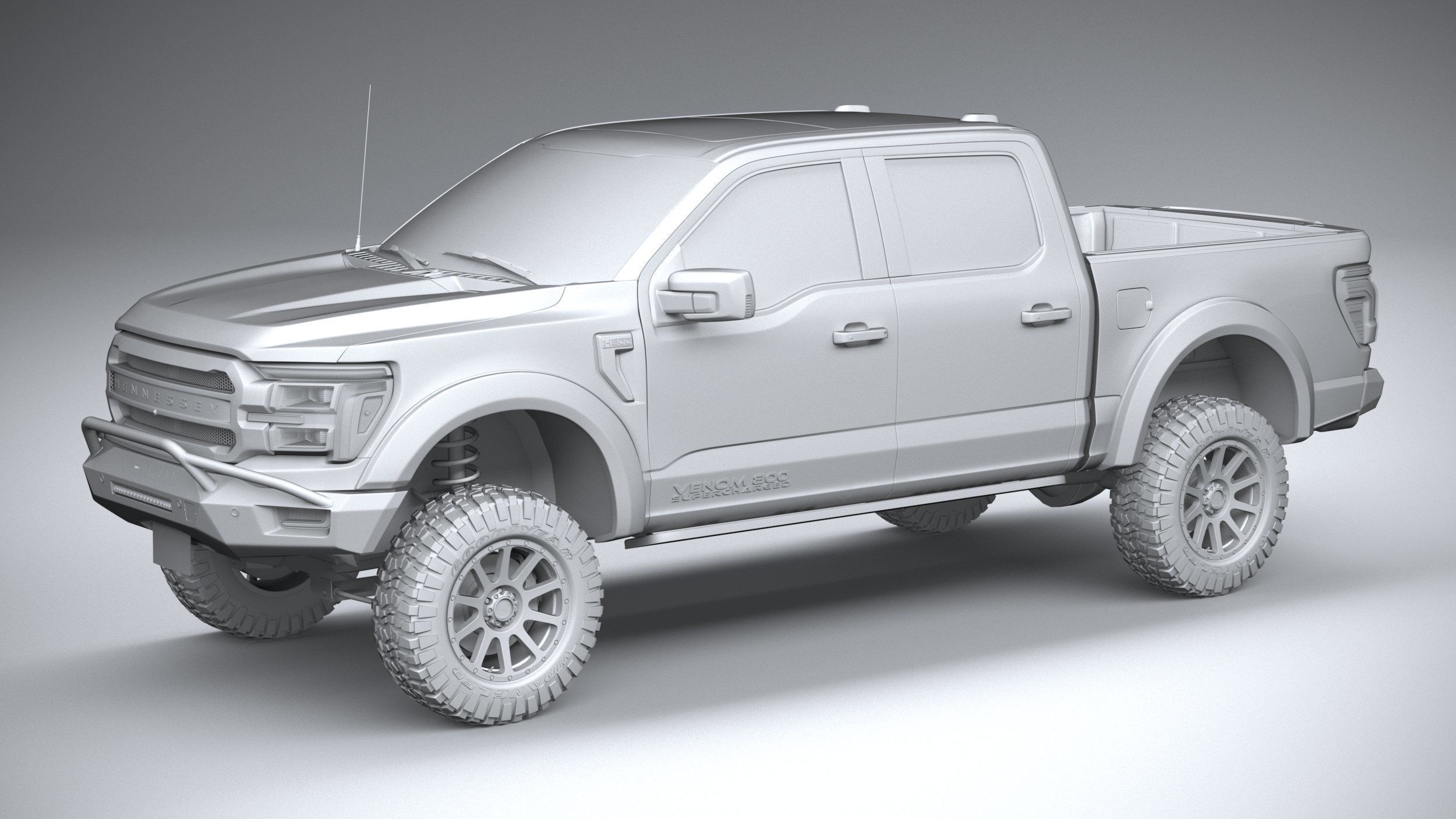 Hennessey Venom 800 F-150 2024 3D model_19