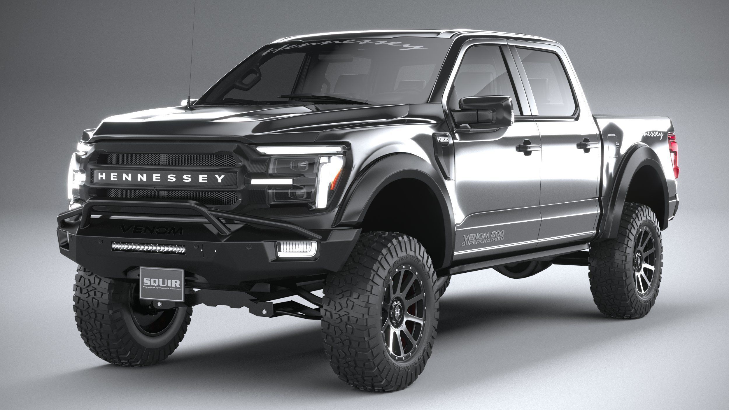 Hennessey Venom 800 F-150 2024 3D model_2