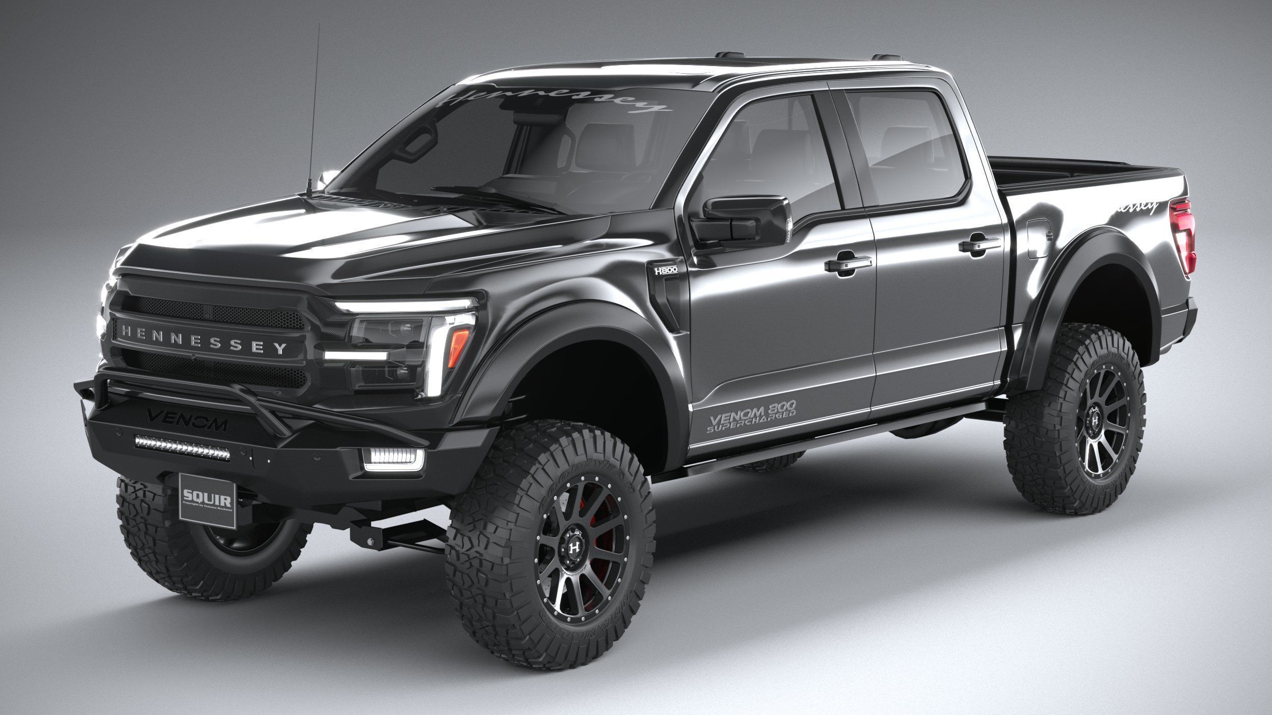 Hennessey Venom 800 F-150 2024 3D model_1