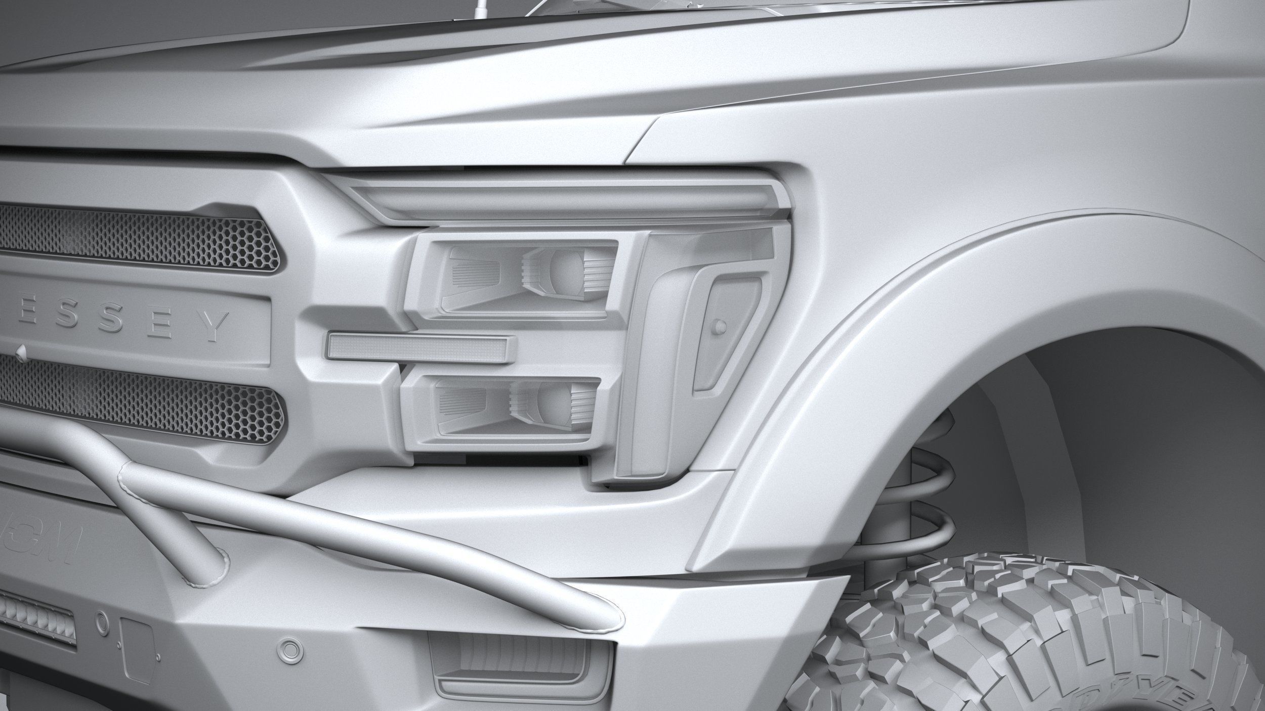 Hennessey Venom 800 F-150 2024 3D model_23