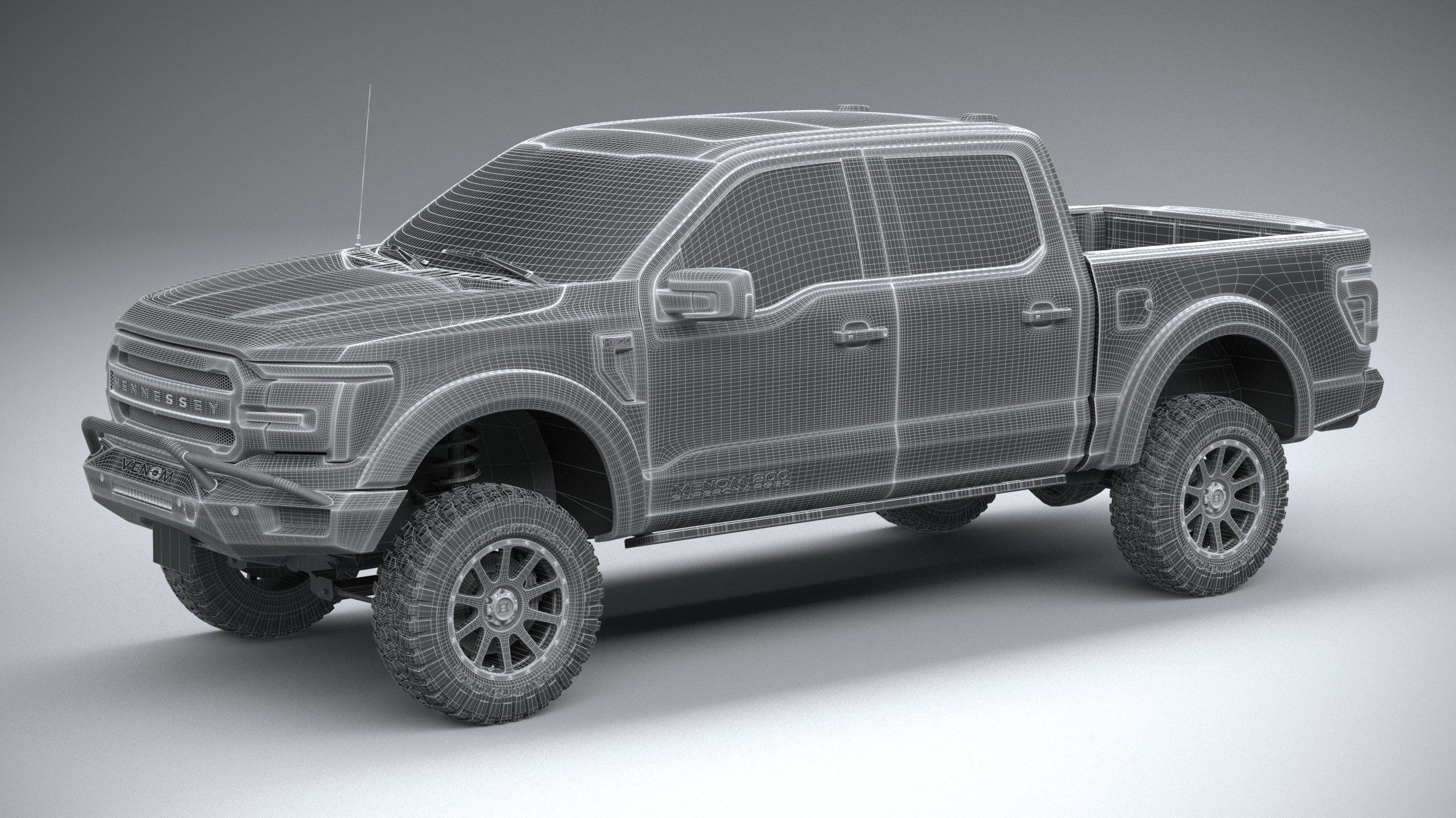 Hennessey Venom 800 F-150 2024 3D model_26