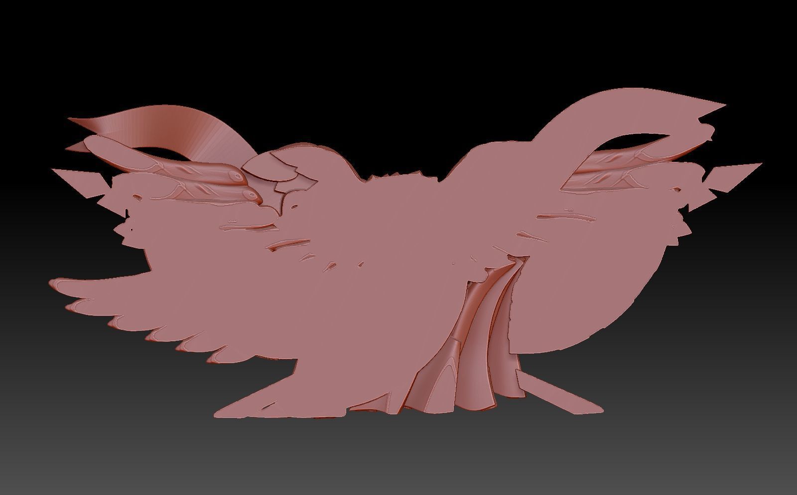 Eagle 3D print model_2