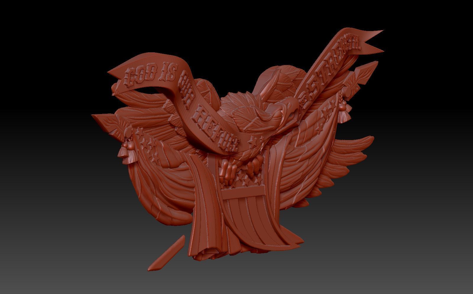 Eagle 3D print model_4