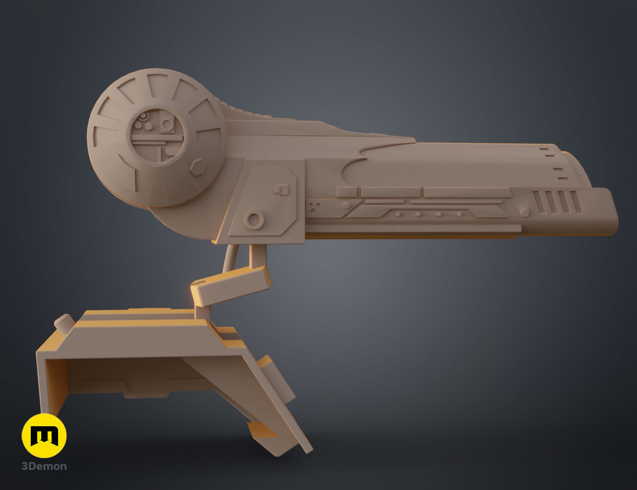 Jungle Hunter Predator Plasmacaster 3D print model_11