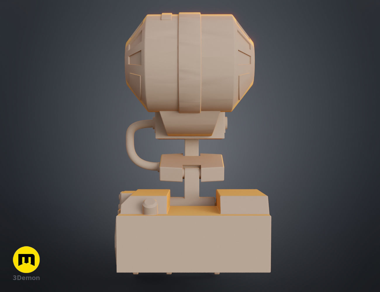 Jungle Hunter Predator Plasmacaster 3D print model_9