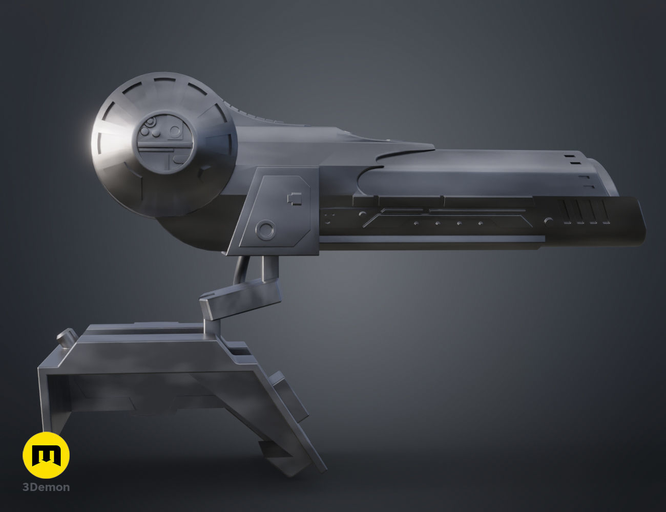 Jungle Hunter Predator Plasmacaster 3D print model_1