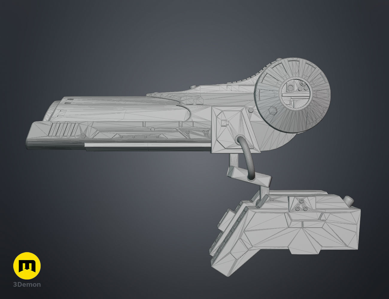 Jungle Hunter Predator Plasmacaster 3D print model_12