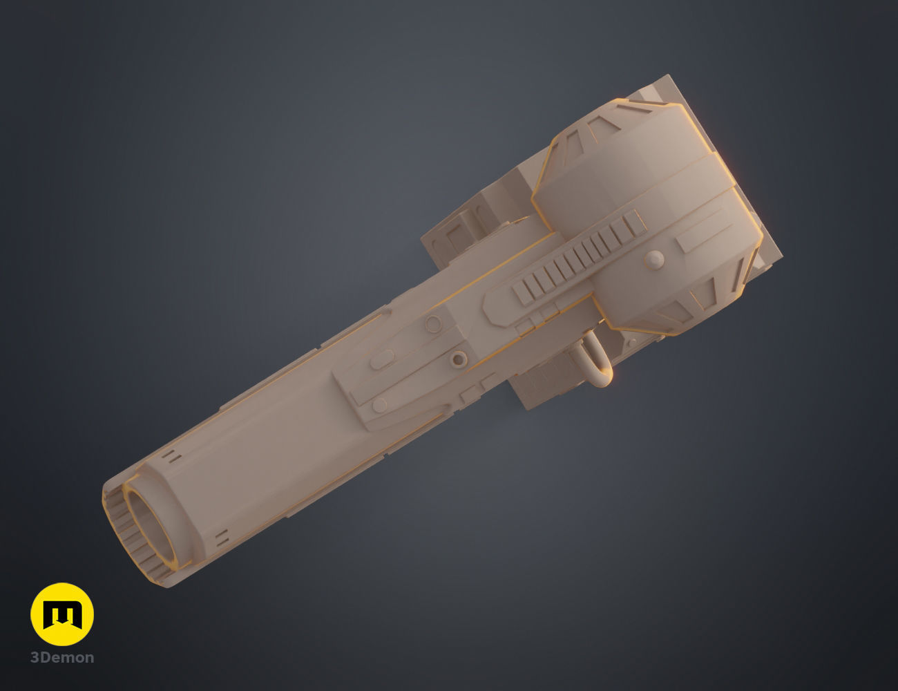 Jungle Hunter Predator Plasmacaster 3D print model_10