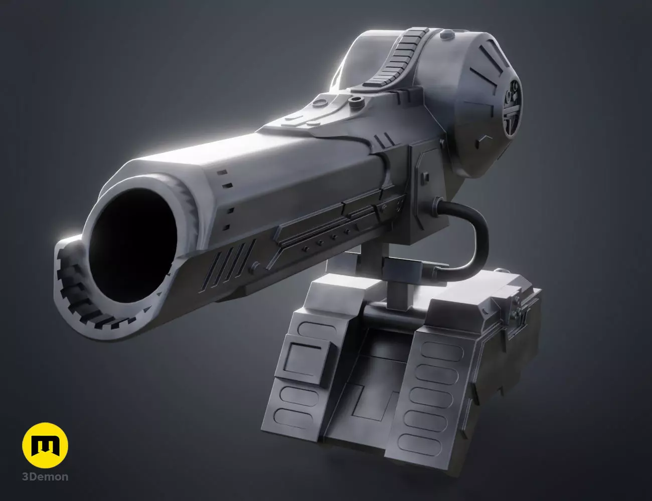 Jungle Hunter Predator Plasmacaster 3D print model_0