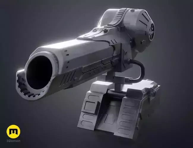 Jungle Hunter Predator Plasmacaster 3D print model