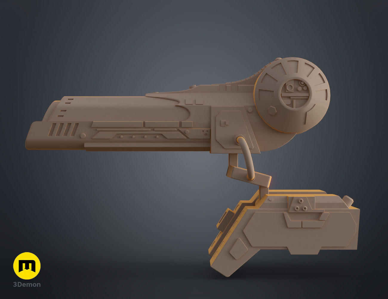 Jungle Hunter Predator Plasmacaster 3D print model_8