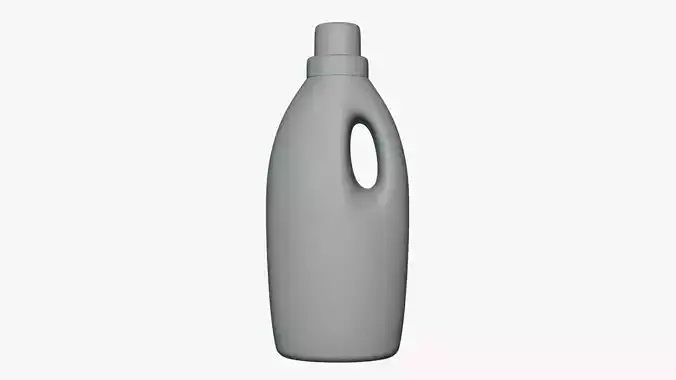 Basic Bleach Bottle - Geometry Only No Textures No Materials