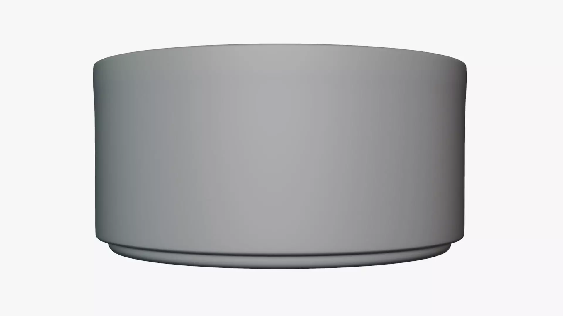 Basic Cat Food Can - Geometry Only No Textures No Materials 3D model_0