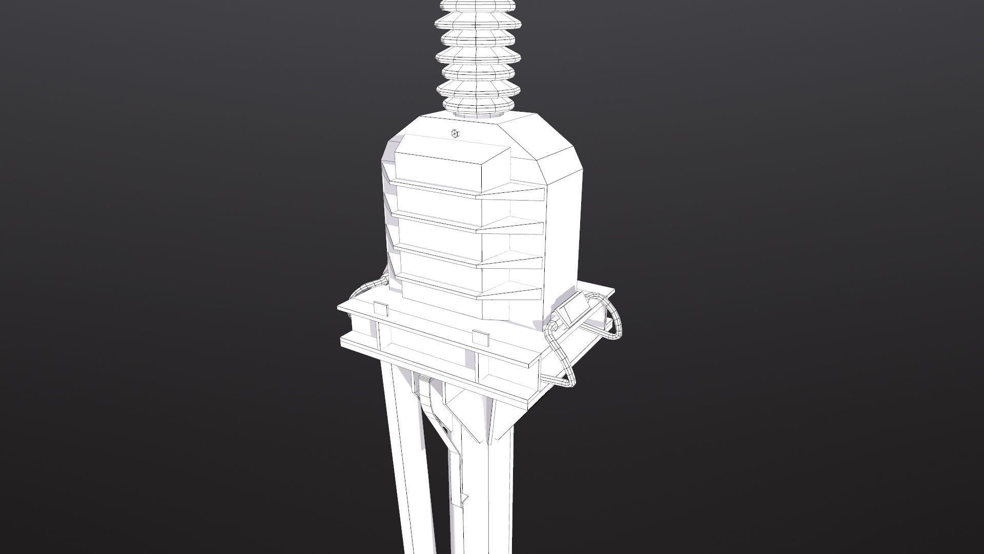 VT Transformer Low-poly 3D model_11