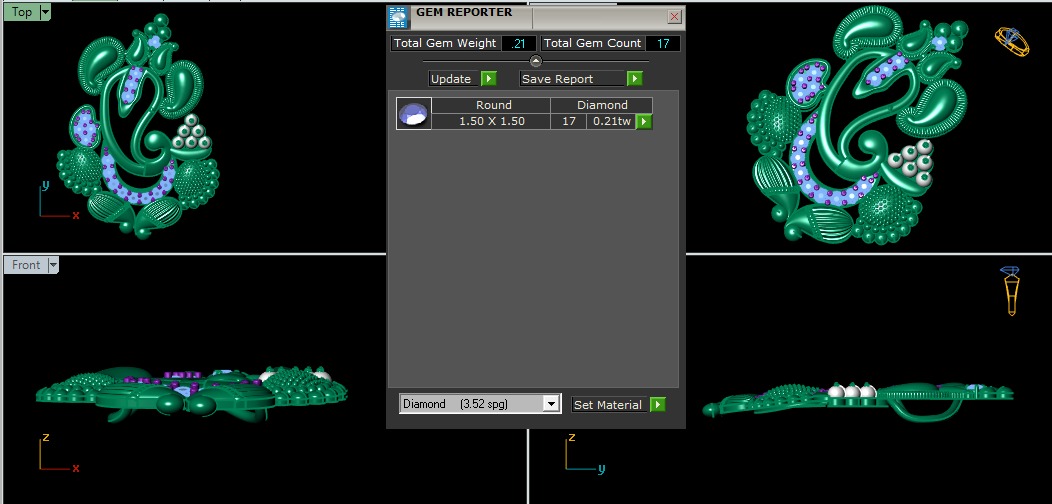 Ganesha Pendant 3D print model_3