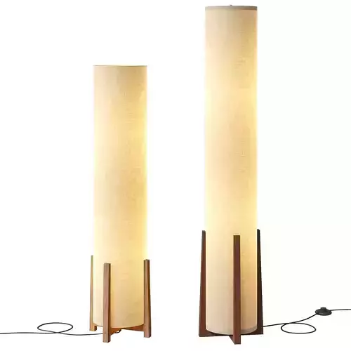 Four finger and Parker floor lamps