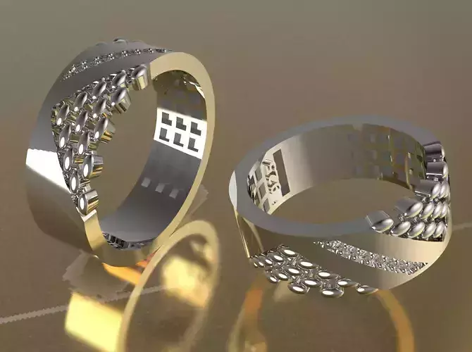 couple ring cr0016 3D print model