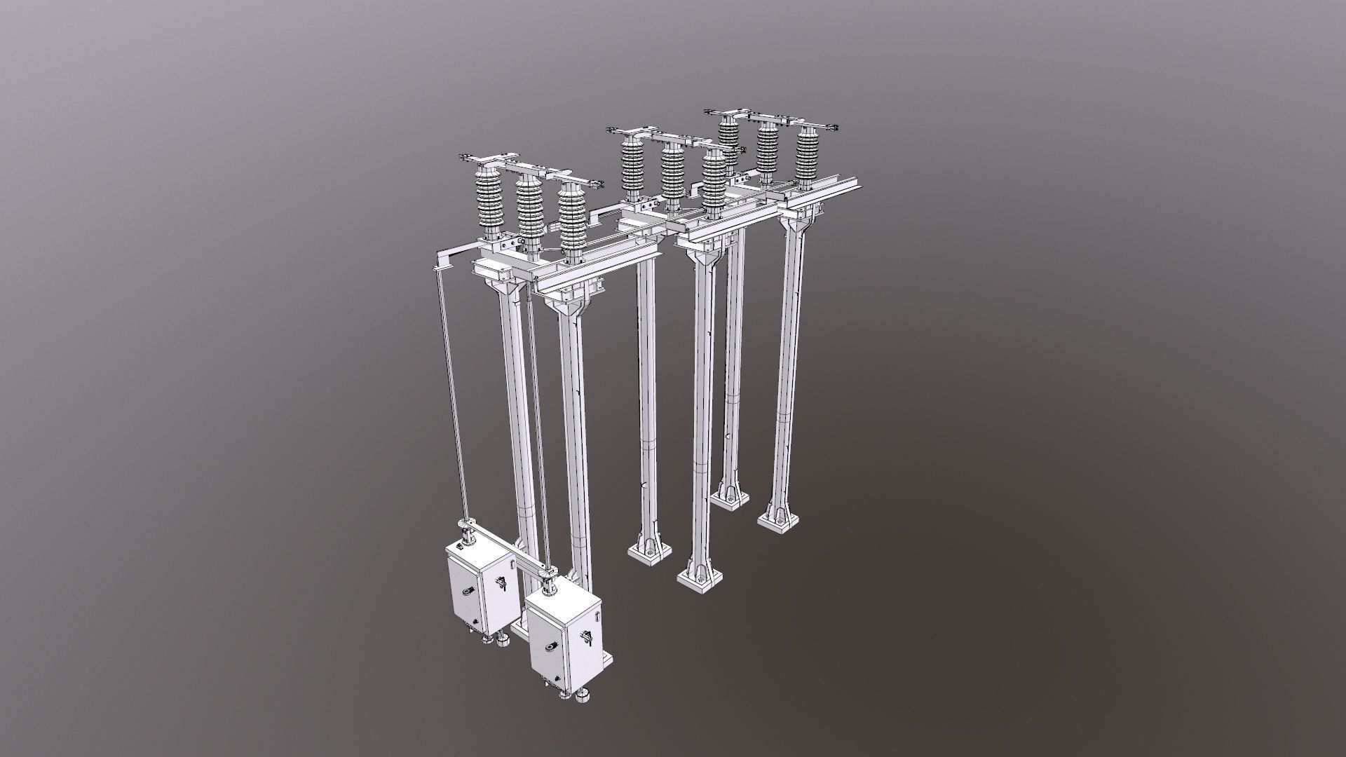 Zig Zag EQ Low-poly 3D model_11