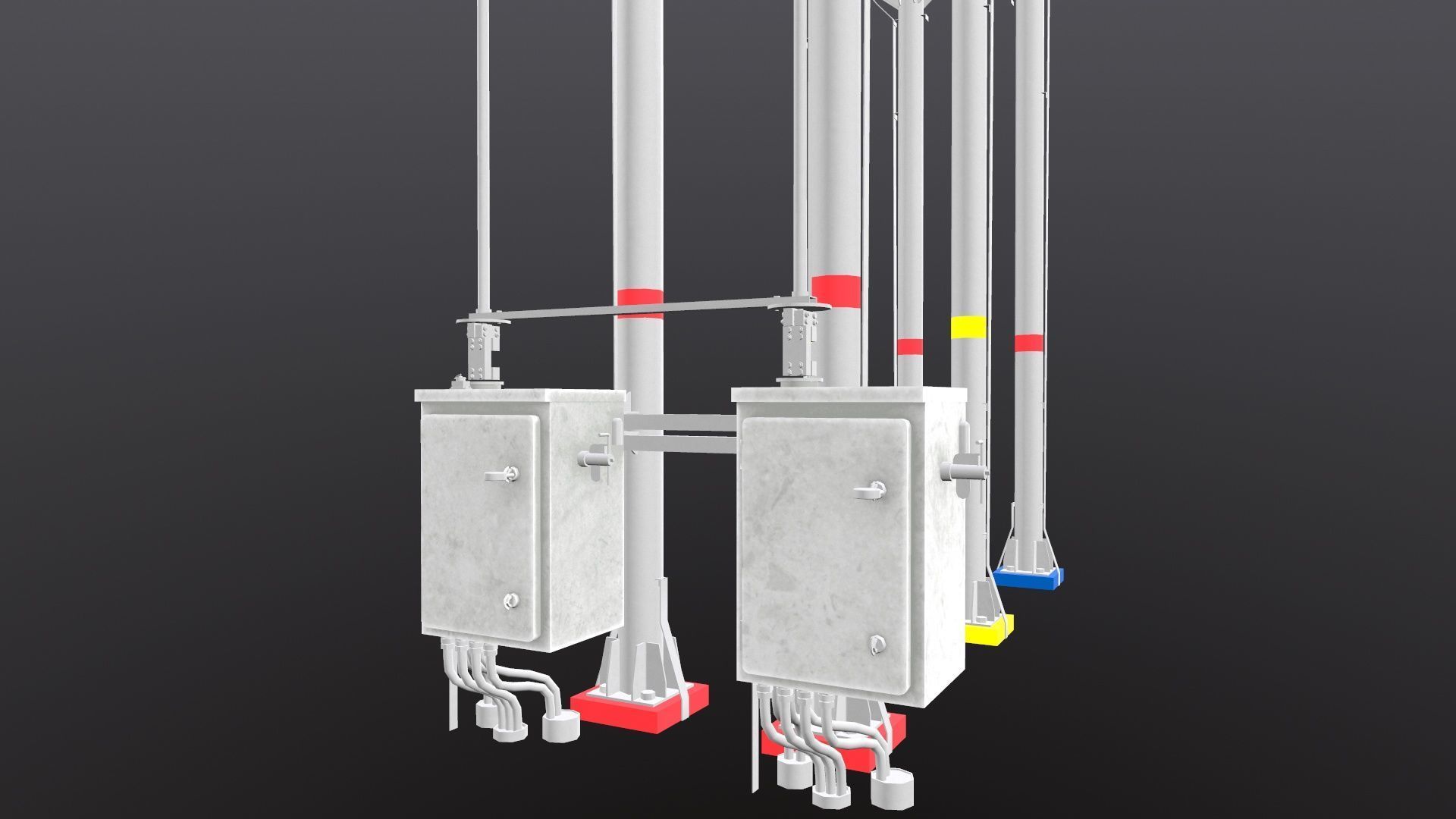 Zig Zag EQ Low-poly 3D model_8