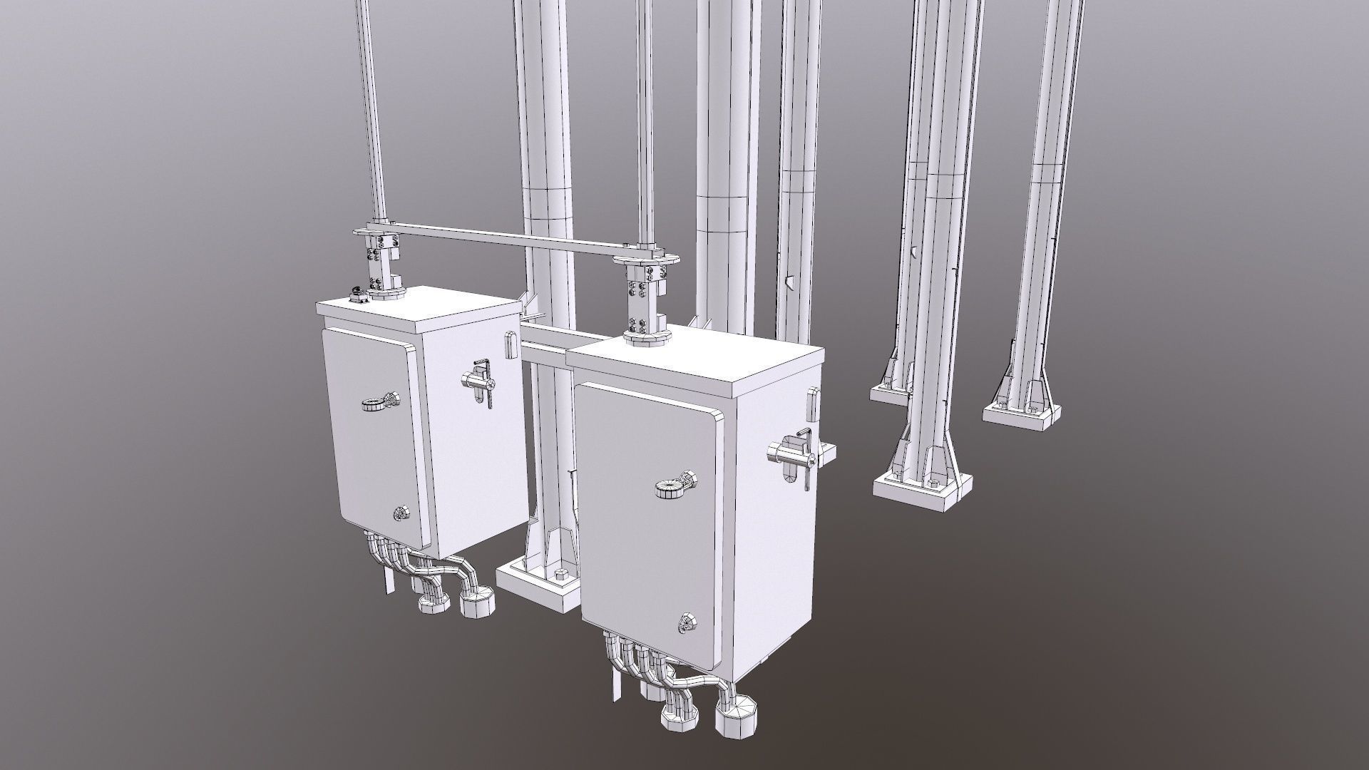 Zig Zag EQ Low-poly 3D model_13